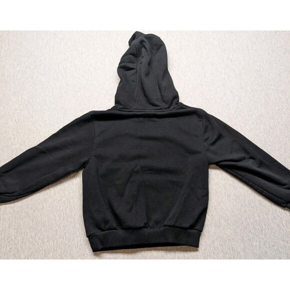 Nike Long Sleeve Fleece Graphic Hoodie Black Green Size 5-6 Years Old - Picture 6 of 6